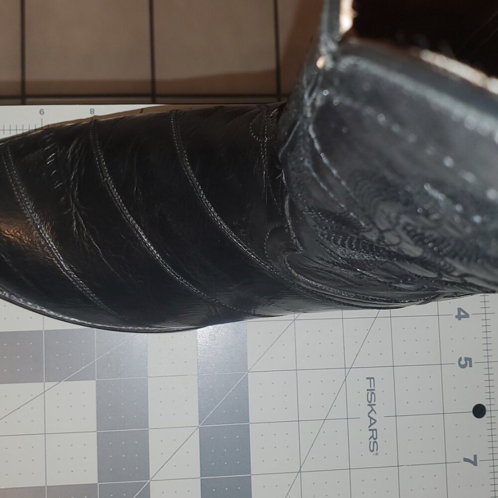 Genuine EEL Dan Post Boots EUC 9 EW - Picture 14 of 14